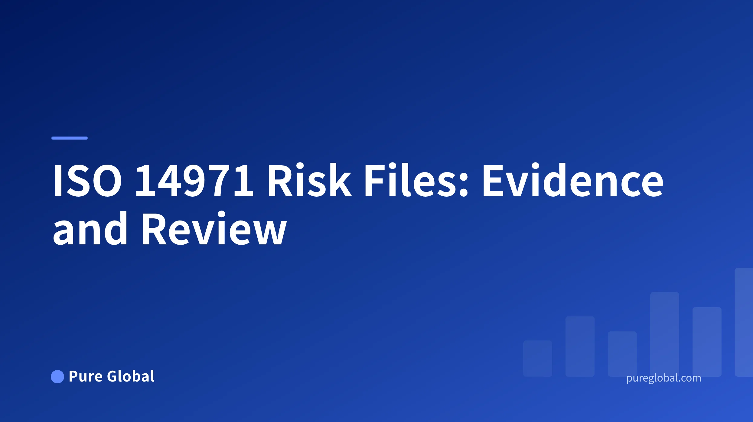 Evidence map connecting a device risk assessment to controls, verification, release and post-market review.