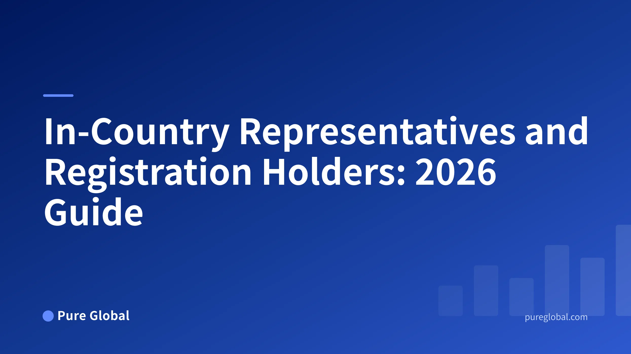 Decision map for representative appointments, registration ownership and transfer documents across global markets.