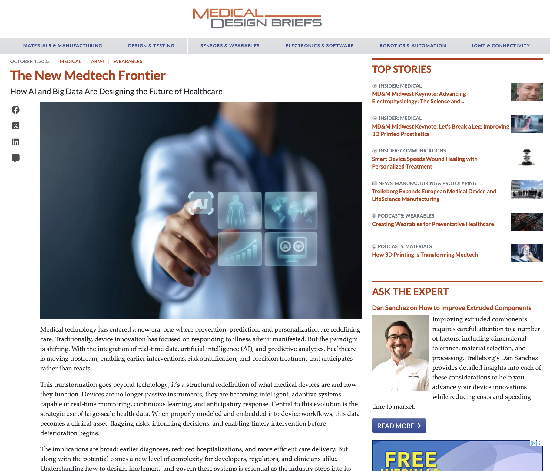 The New Medtech Frontier
