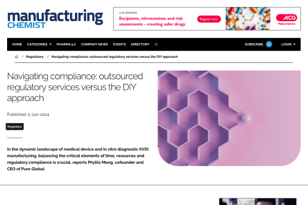 Navigating compliance: outsourced regulatory services versus the DIY approach